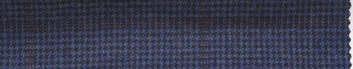【Mi_5w026】紺・黒ハウンドトゥース+7×6cmこげ茶プレイド