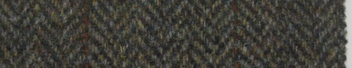 【Ht_6w313】茶グリーン1.6cm巾ヘリンボーン+ブラウンドット