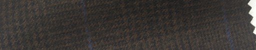 【Ha_FL31】ダークブラウングレンチェック+7×5.5cmブループレイド