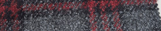【P_7w32】ミディアムグレー+10×8cm赤×黒ファンシープレイド