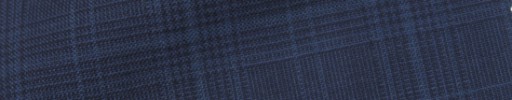【IB_7s046】ダークブルーグレー4.5×4cmグレンチェック+ライトブルーファンシープレイド