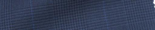 【IB_7s152】ライトネイビーグレンチェック+5.5×4.5cmブルーウィンドウペーン