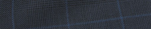 【Hs_ic09】ダークブルーグレーグレンチェック+4×3.7cmブルーオーバープレイド