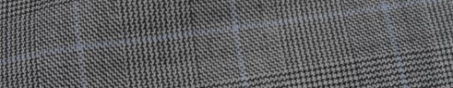 【Hs_ic11】白黒グレンチェック+4×3.7cmライトブルーオーバープレイド