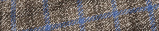 【Ca_81s083】ライトブラウン+3×2.5cm水色・ブラウンオーバーチェック