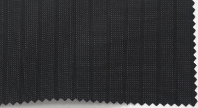 （春夏）【Lo_5s011】黒紺ピンチェック＋６ミリ巾織りストライプ