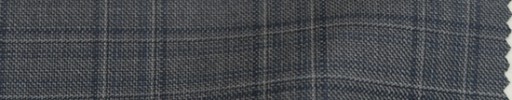 【Bc_sp14】ミディアムグレー+4×3.5cmファンシーチェック・ブループレイド