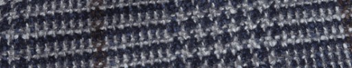 【Ca_72w056】ネイビー・ライトグレーグレンプレイド+11×8.5cmブラウンオーバープレイド