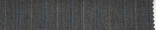【Ib_0149】ミディアムグレー柄＋１．５ｃｍ巾ブルー・白交互ストライプ