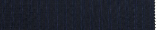 【Br_ss02】ダークネイビー+7ミリ巾ブルー・織りストライプ