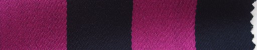 【Me_c067】ピンク×ネイビー2.6cm巾ストライプ