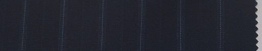 【La_6s013】ネイビー地+1.6cm巾ライトブルードット・織り交互ストライプ