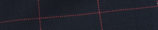 【Hs_ic43】ネイビー+5.5×4cm赤ウィンドウペーン