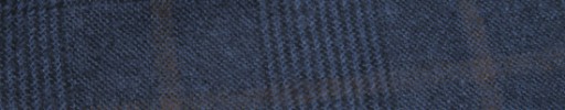 【Ha_FL708】ライトネイビーグレンチェック+8×7cmブラウンペーン