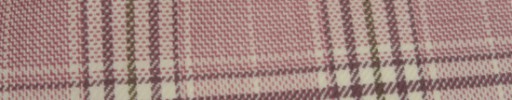 【Hs_ac02】ダスティーピンク・ブラウン・イエロー6×4.5cmファンシープレイド