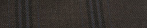 【Hs_ac12】ダークブラウン+6.5×5cm黒・ブルーファンシープレイド