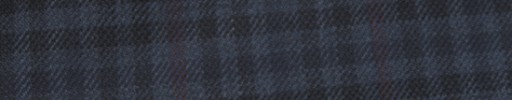 【Hs_ac25】ネイビー・ブラックギンガム+5×4cmダスティーレッドプレイド