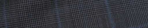 【Dov_0s43】グレー黒5×4cmグレンチェック+ブルーグレープレイド