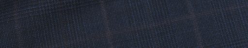 【Dov_0s44】ダークネイビー黒5×4cmグレンチェック+ラセットブラウンプレイド