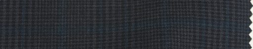 【Dol_9s71】ダークグレー7×5cmファンシーチェック+ブループレイド