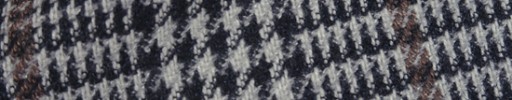 【Ca_92w43】白黒10.5×8.5cmグレンプレイド+ブラウンペーン