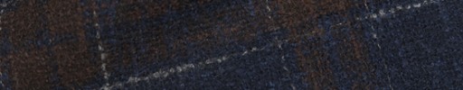 【Ca_92w52】ネイビー+8.5×7cmブラウン・ホワイトチェック