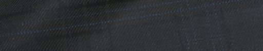 【Ch_0w66】ブラック+7×4.5cm織り・水色チェック