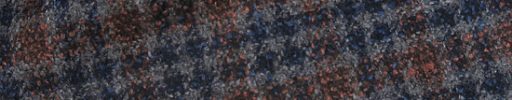 【Sj_0w75】グレー・ネイビーチェック+2.5cm角オレンジブラウンチェック