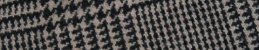 【Sj_0w77】オフホワイト×黒11×9cmグレンプレイド