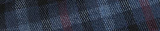 【Hs_0as18】ネイビー+黒チェック+6×5cm赤・水色チェック