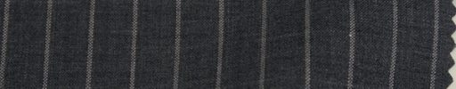 【Ks1453】チャコールグレー+1.2cm巾ストライプ