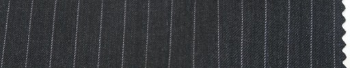 【Kw1750】チャコールグレー＋９ミリ巾織り・白交互ストライプ
