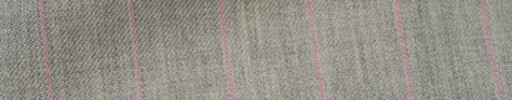 【Hh_2s086】ライトグレー＋１．９ｃｍ巾ピンクストライプ