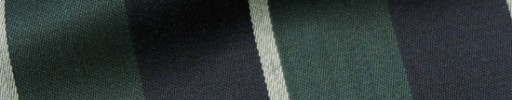 【Hs_3sa48】グリーン・ネイビー・白４．６ｃｍ巾ワイドストライプ
